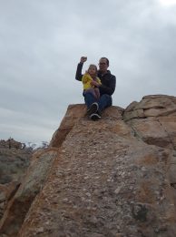climbing rocks